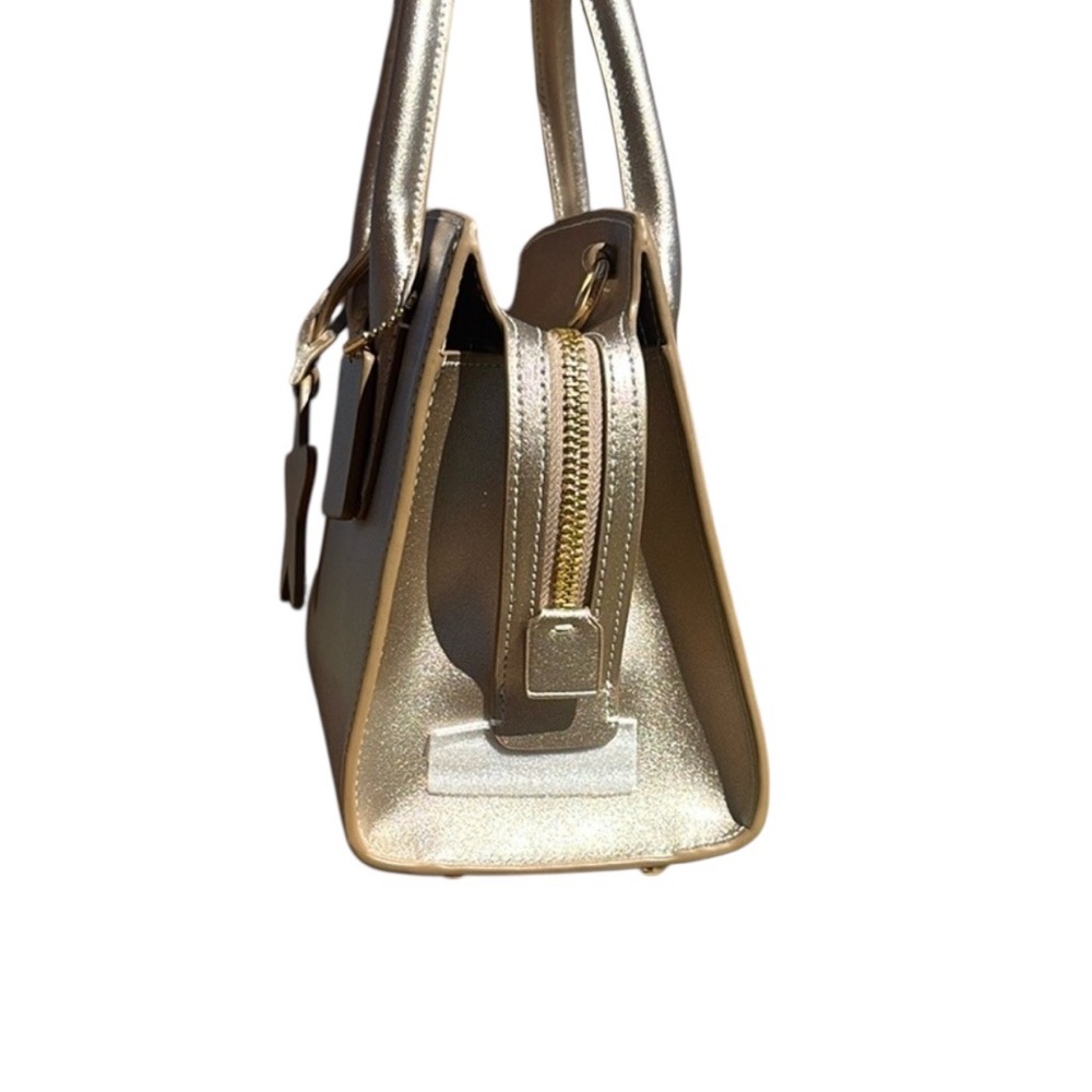 Coach Andrea Gold CarryAll Bag NWT - Picture 2 of 11